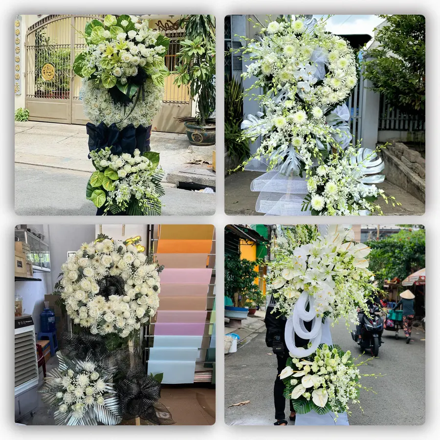 Mẫu hoa đám tang tham khảo ở Xã Thọ Xuân, Tỉnh Thanh Hóa