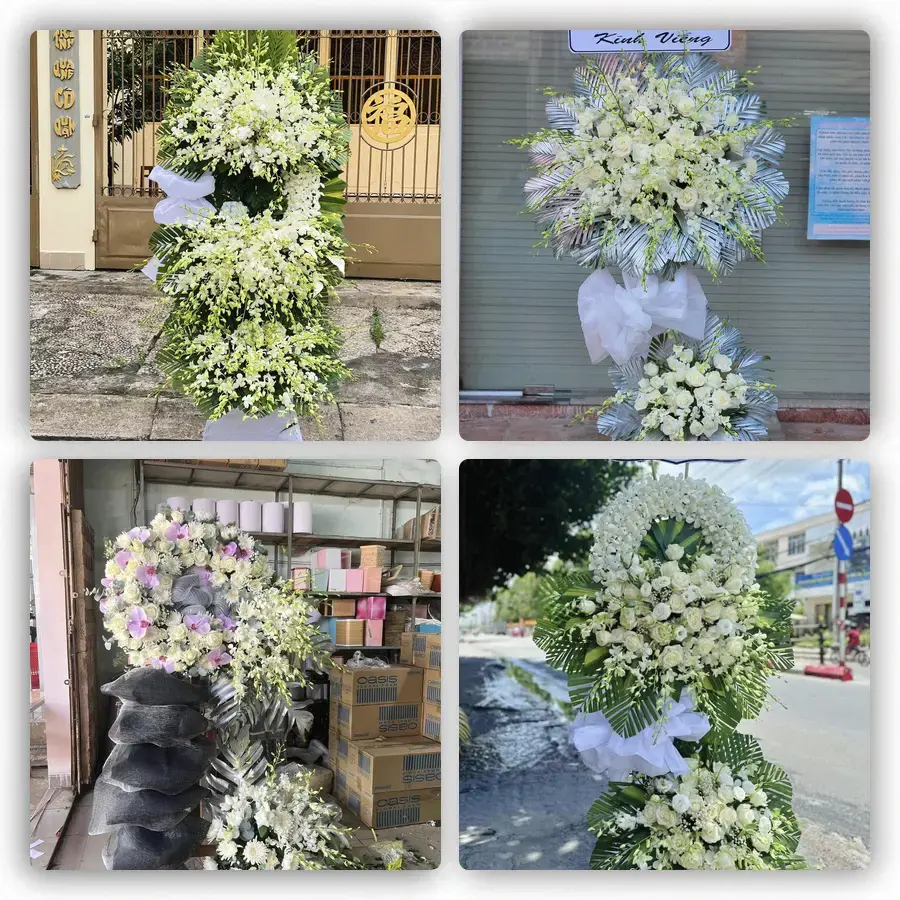 Mẫu hoa đám tang tham khảo ở Xã Thư Lâm, Thành phố Hà Nội