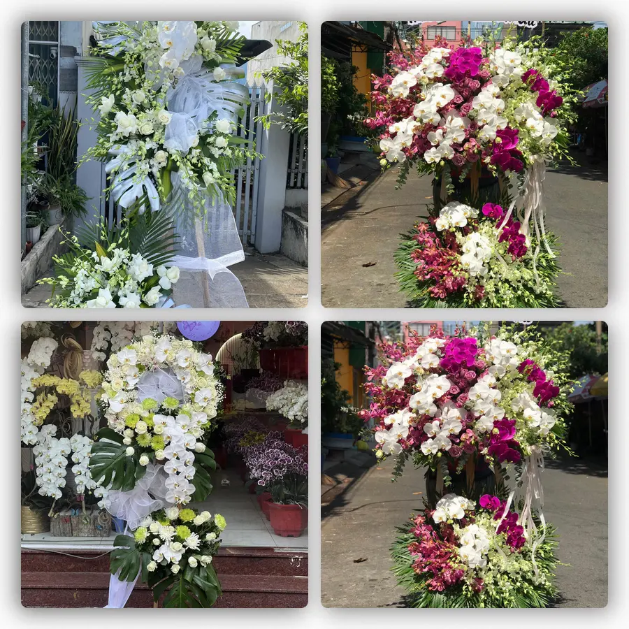 Mẫu hoa đám tang tham khảo ở Xã Thường Phước, Tỉnh Đồng Tháp