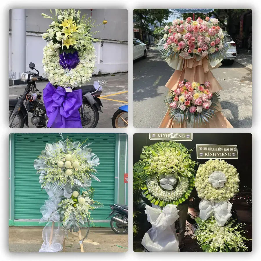 Mẫu hoa đám tang tham khảo ở Xã Xuân Cẩm, Tỉnh Bắc Ninh