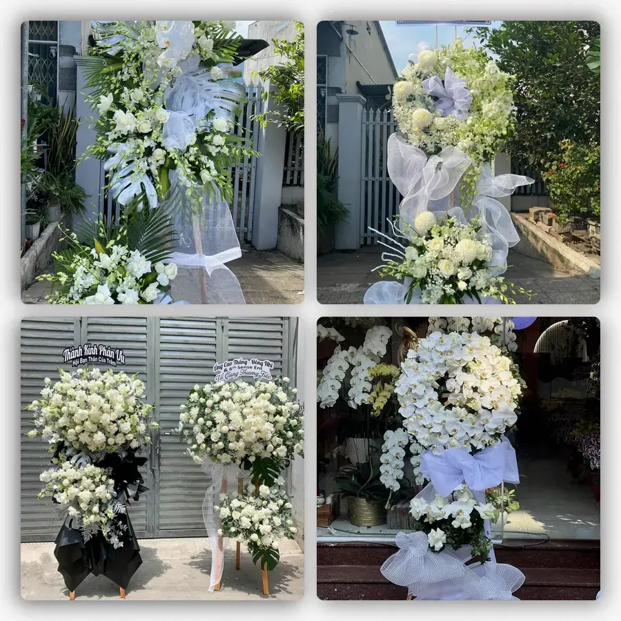 Mẫu hoa đám tang tham khảo ở Xã Xuân Trường, Tỉnh Ninh Bình