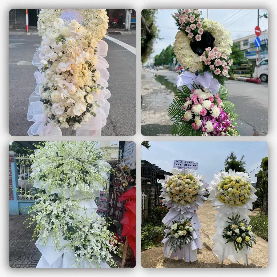 Mẫu hoa đám tang tham khảo ở Đắk Lấp, Đắk Nông