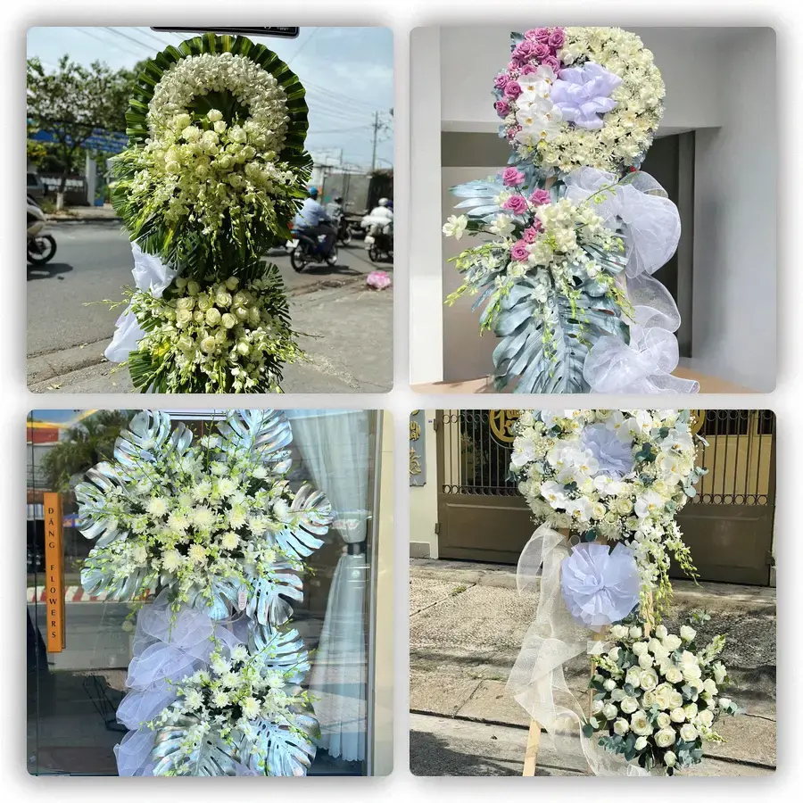 Mẫu hoa đám tang tham khảo ở Phường An Hải, Thành phố Đà Nẵng