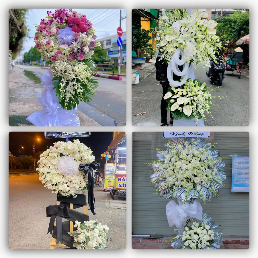 Mẫu hoa đám tang tham khảo ở Phường An Tịnh, Tỉnh Tây Ninh