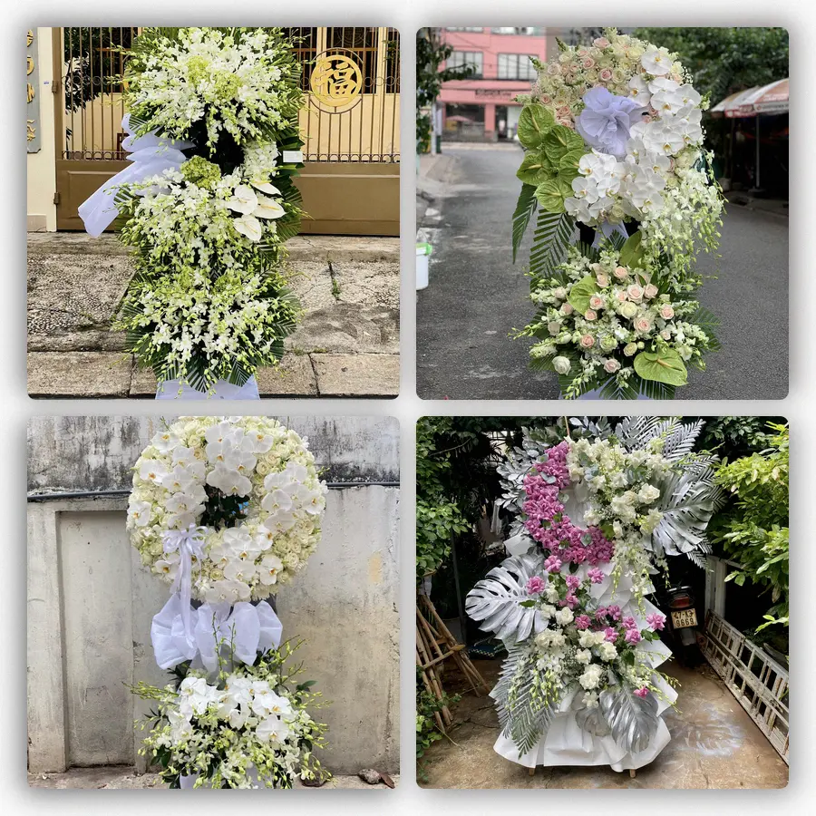 Mẫu hoa đám tang tham khảo ở Phường An Tường, Tỉnh Tuyên Quang