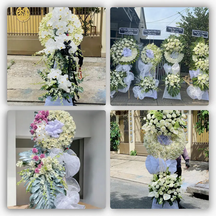 Mẫu hoa đám tang tham khảo ở Phường Bình Kiến, Tỉnh Đắk Lắk