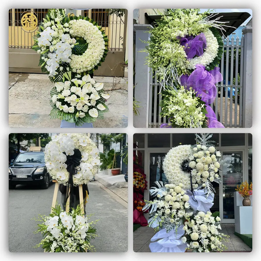 Mẫu hoa đám tang tham khảo ở Phường Bình Thuận, Tỉnh Lâm Đồng