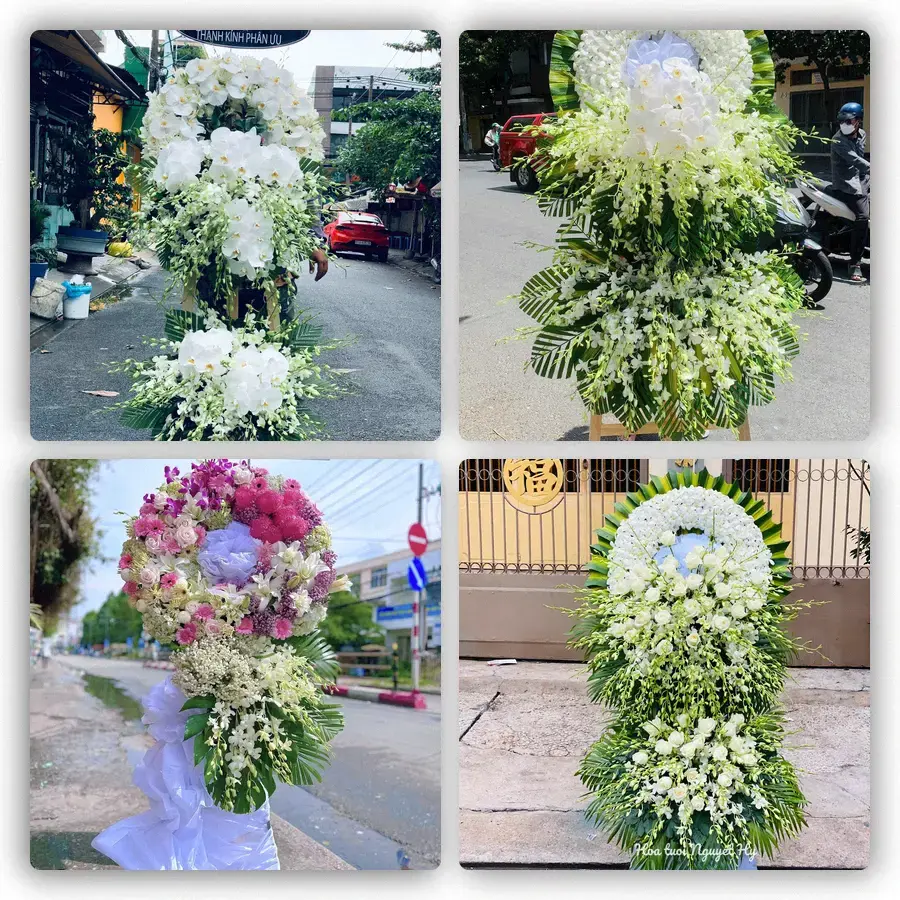 Mẫu hoa đám tang tham khảo ở Phường Buôn Ma Thuột, Tỉnh Đắk Lắk