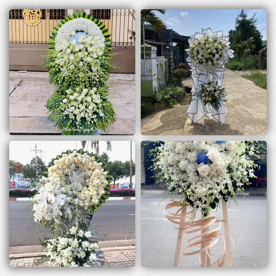 Mẫu hoa đám tang tham khảo ở Phường Cầu Giấy, Thành phố Hà Nội