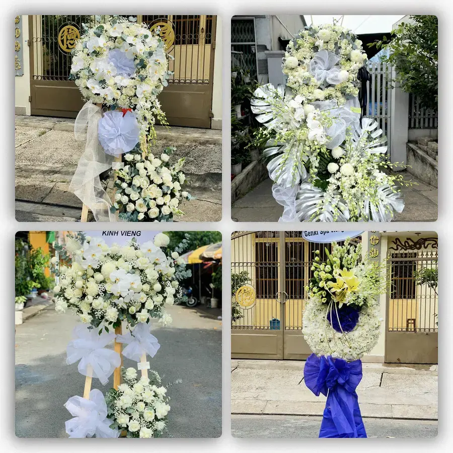 Mẫu hoa đám tang tham khảo ở Phường Chương Mỹ, Thành phố Hà Nội