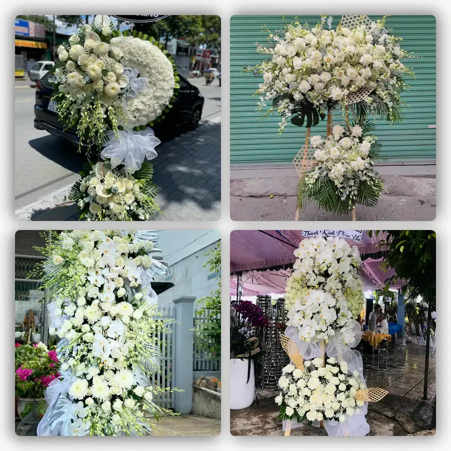 Mẫu hoa đám tang tham khảo ở Phường Diên Hồng, Tỉnh Gia Lai
