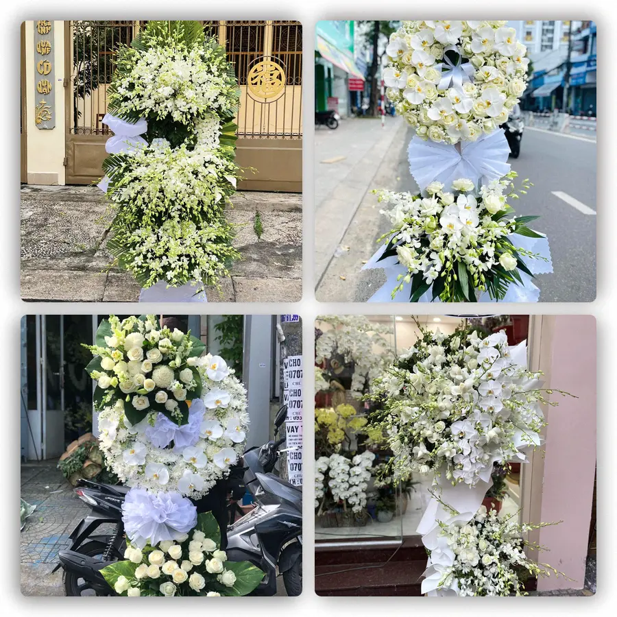 Mẫu hoa đám tang tham khảo ở Phường Đông Hòa, Tỉnh Đắk Lắk