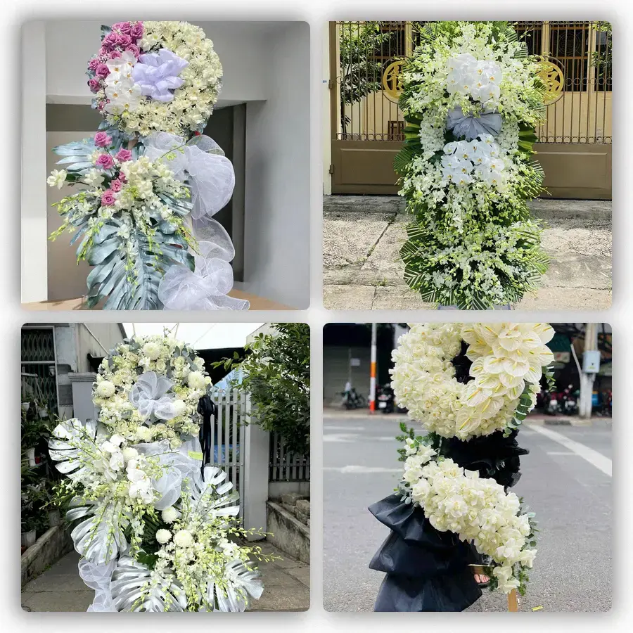 Mẫu hoa đám tang tham khảo ở Phường Đông Quang, Tỉnh Thanh Hóa