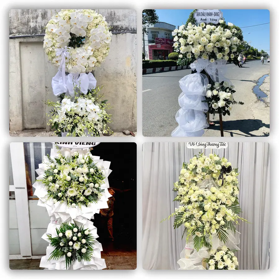 Mẫu hoa đám tang tham khảo ở Phường Đông Thành, Tỉnh Vĩnh Long
