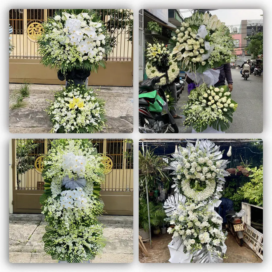 Mẫu hoa đám tang tham khảo ở Phường Đồng Văn, Tỉnh Ninh Bình