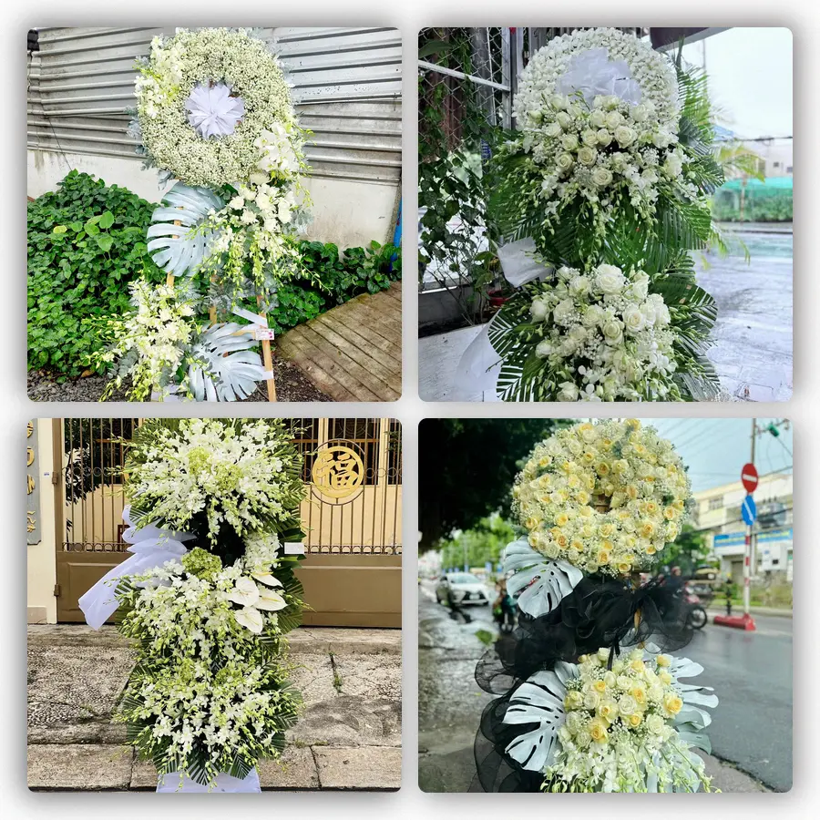 Mẫu hoa đám tang tham khảo ở Phường Dương Nội, Thành phố Hà Nội