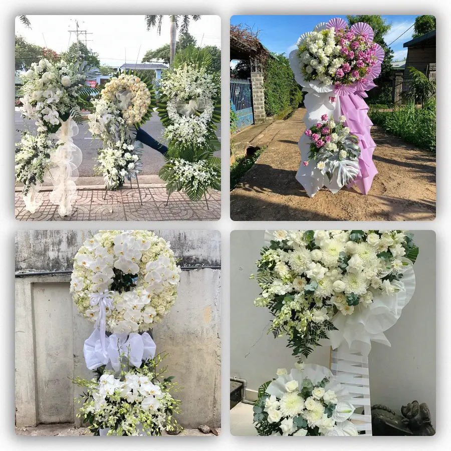 Mẫu hoa đám tang tham khảo ở Phường Duy Tiên, Tỉnh Ninh Bình