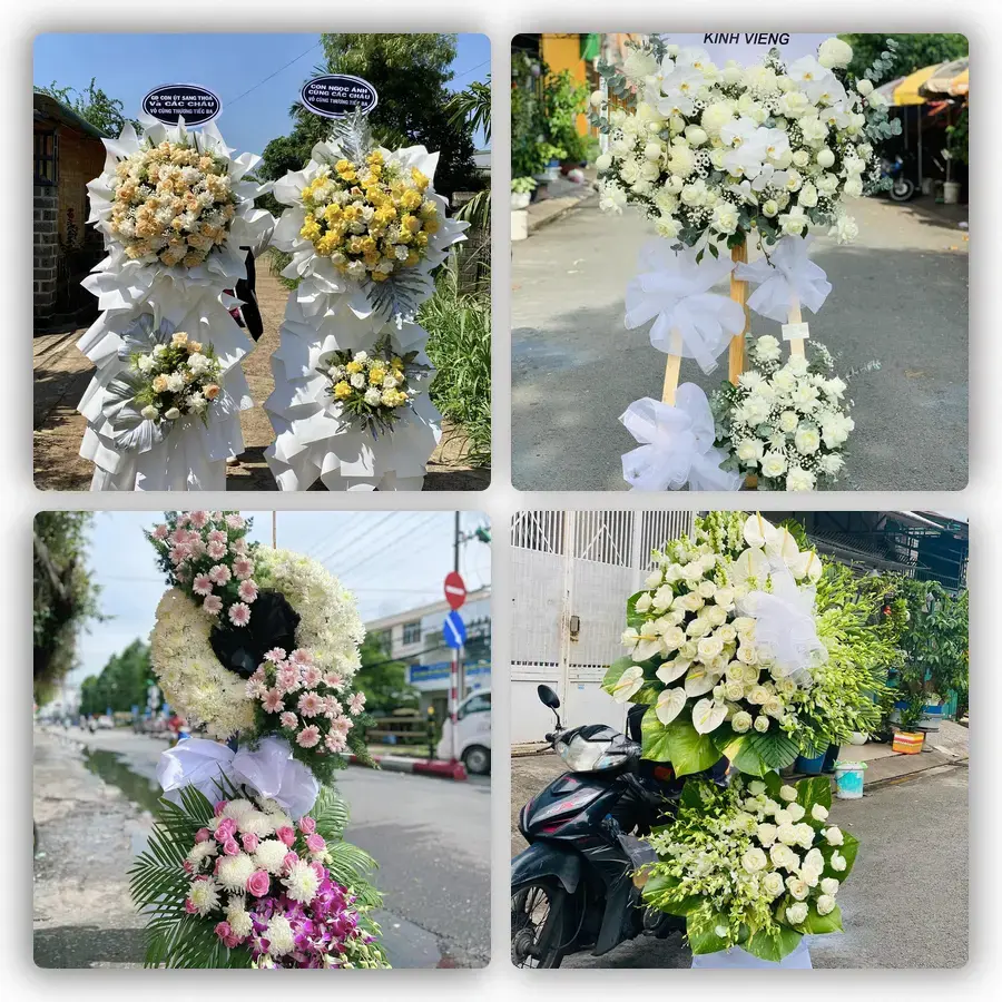 Mẫu hoa đám tang tham khảo ở Phường Hàm Rồng, Tỉnh Thanh Hóa
