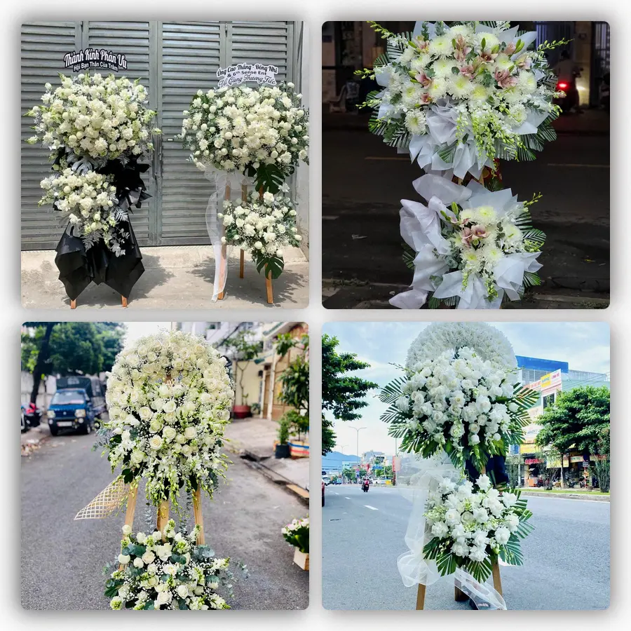 Mẫu hoa đám tang tham khảo ở Phường Hố Nai, Tỉnh Đồng Nai