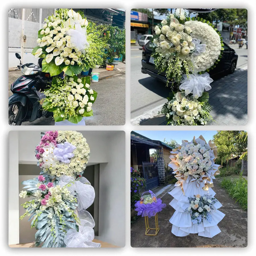 Mẫu hoa đám tang tham khảo ở Phường Hoàng Liệt, Thành phố Hà Nội