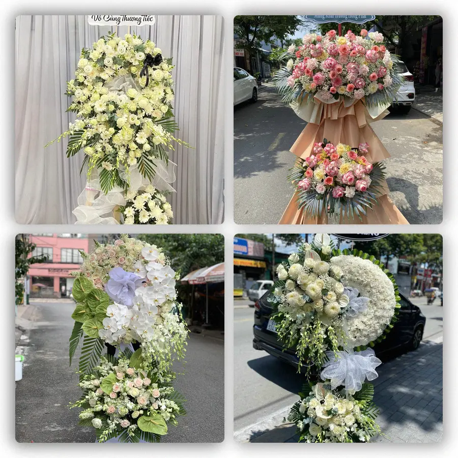 Mẫu hoa đám tang tham khảo ở Phường Hồng Quang, Tỉnh Ninh Bình
