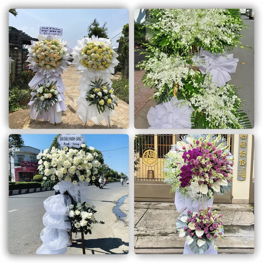 Mẫu hoa đám tang tham khảo ở Phường Khánh Hội, Thành phố Hồ Chí Minh