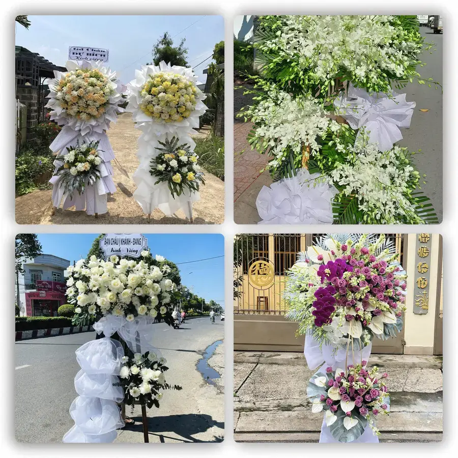 Mẫu hoa đám tang tham khảo ở Phường Khánh Hội, Thành phố Hồ Chí Minh