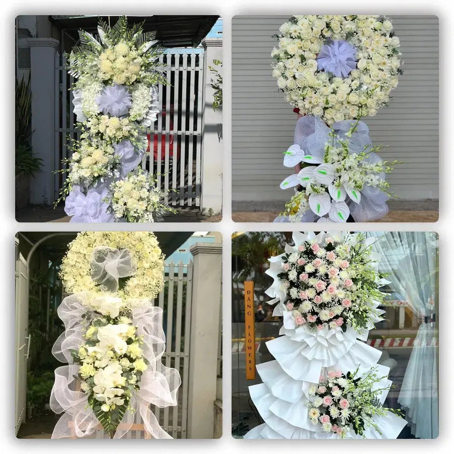 Mẫu hoa đám tang tham khảo ở Phường Lê Thanh Nghị, Thành phố Hải Phòng
