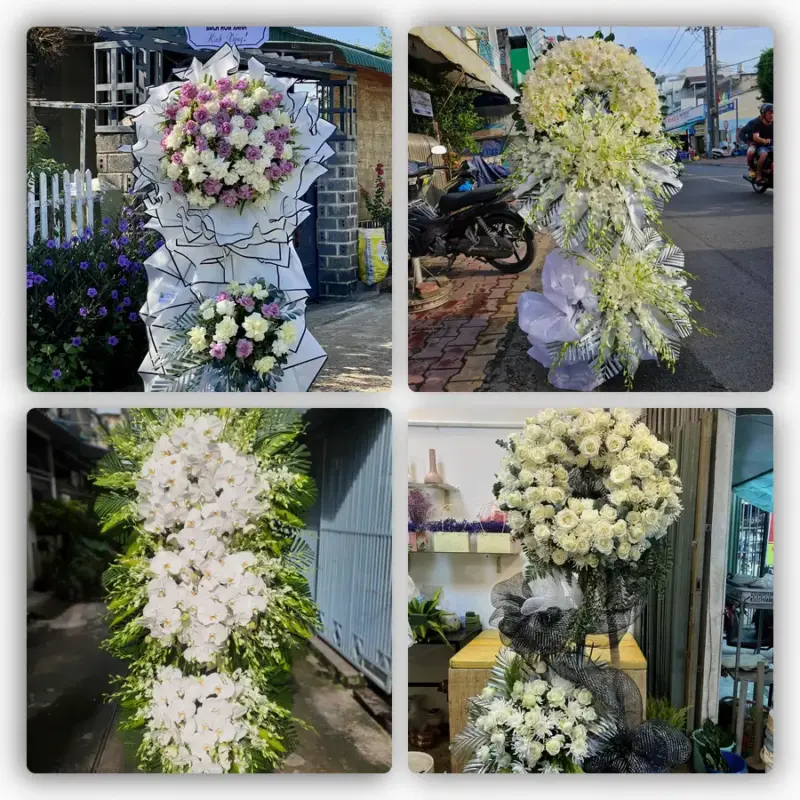 Đặt Hoa Đám Tang Tại Phường Long Hương, Thành phố Hồ Chí Minh