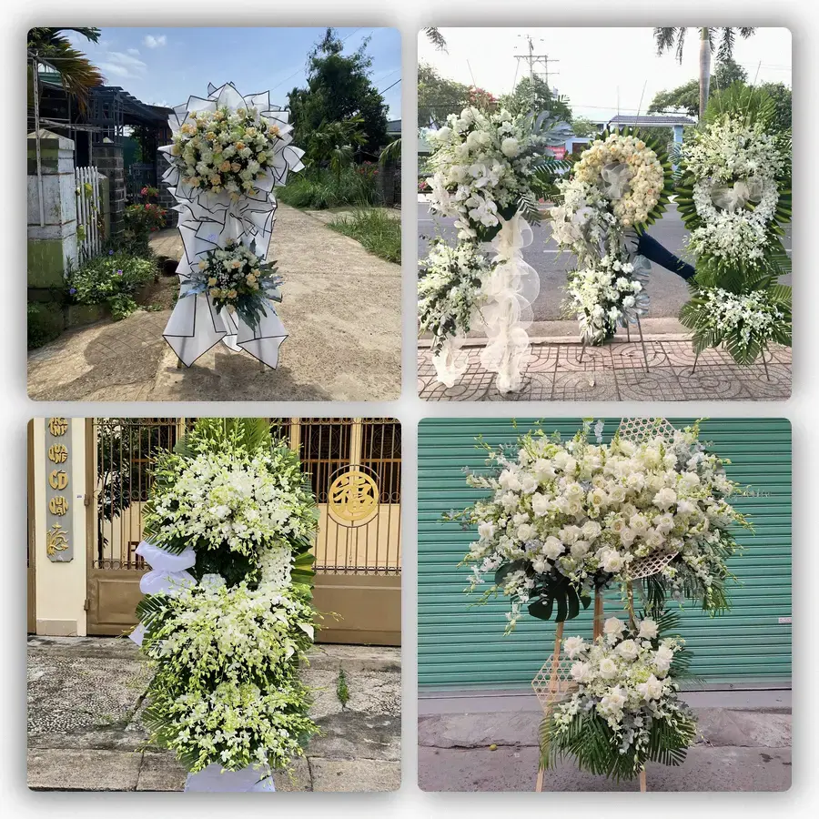 Mẫu hoa đám tang tham khảo ở Phường Nam Định, Tỉnh Ninh Bình