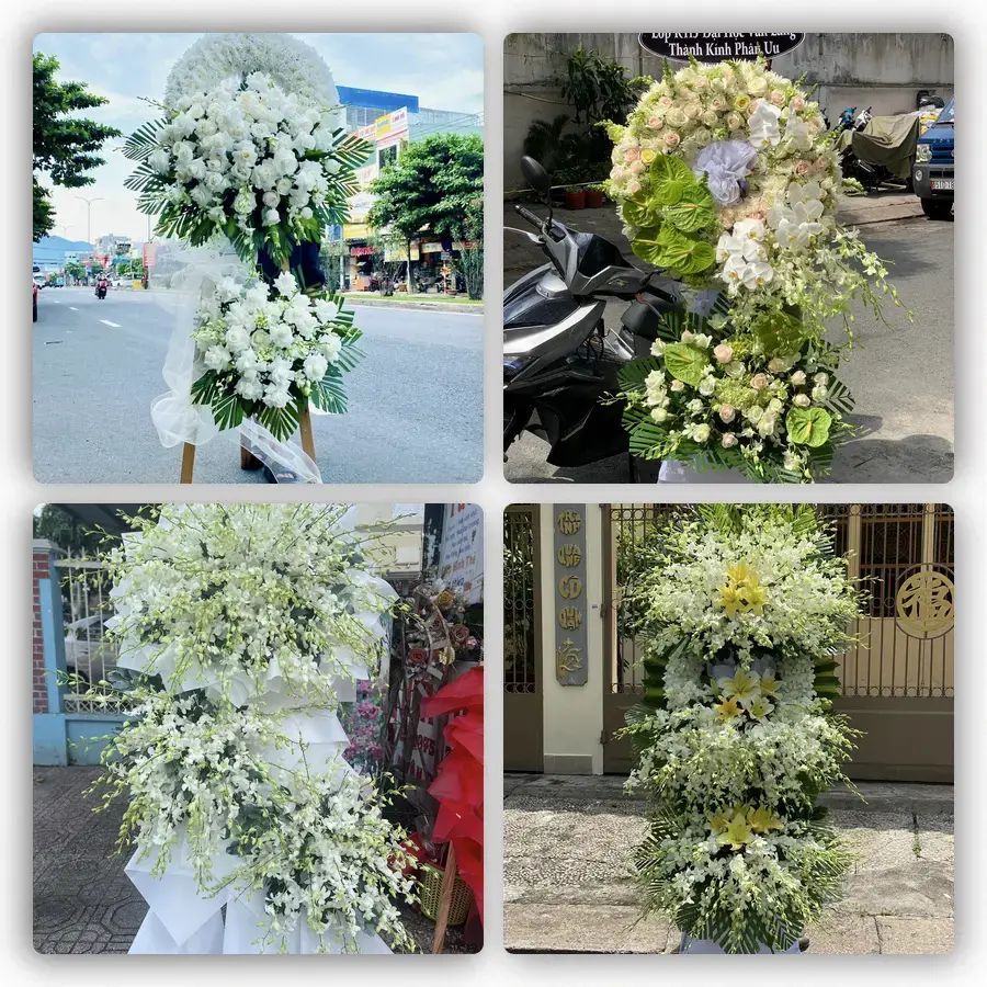 Mẫu hoa đám tang tham khảo ở Phường Ngã Bảy, Thành phố Cần Thơ
