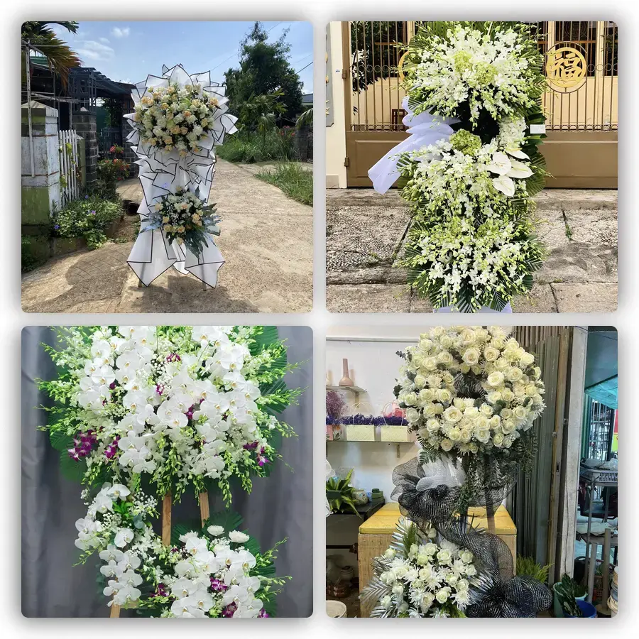 Mẫu hoa đám tang tham khảo ở Phường Rạch Giá, Tỉnh An Giang
