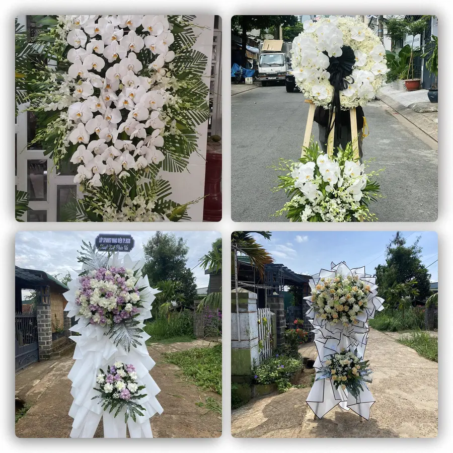 Mẫu hoa đám tang tham khảo ở Phường Sa Huỳnh, Tỉnh Quảng Ngãi