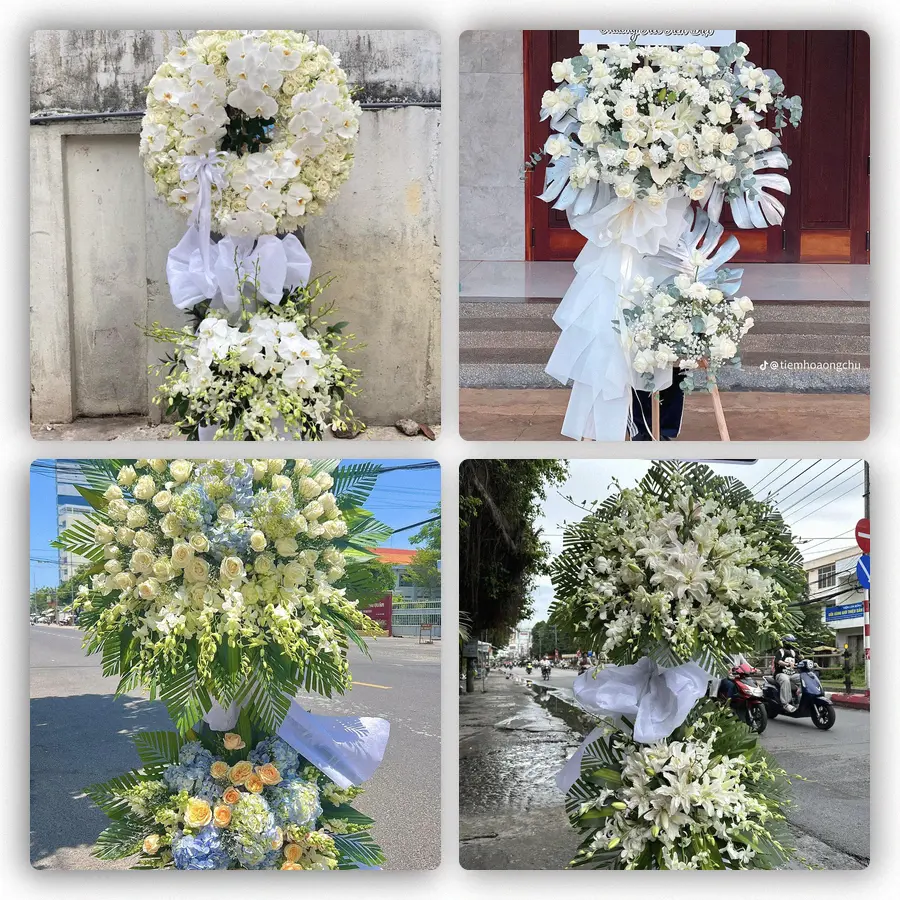 Mẫu hoa đám tang tham khảo ở Phường Sơn Đông, Tỉnh Vĩnh Long