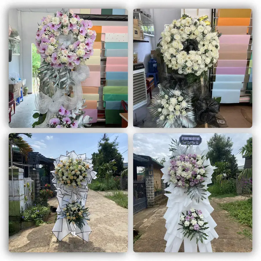 Mẫu hoa đám tang tham khảo ở Phường Tam Hiệp, Tỉnh Đồng Nai