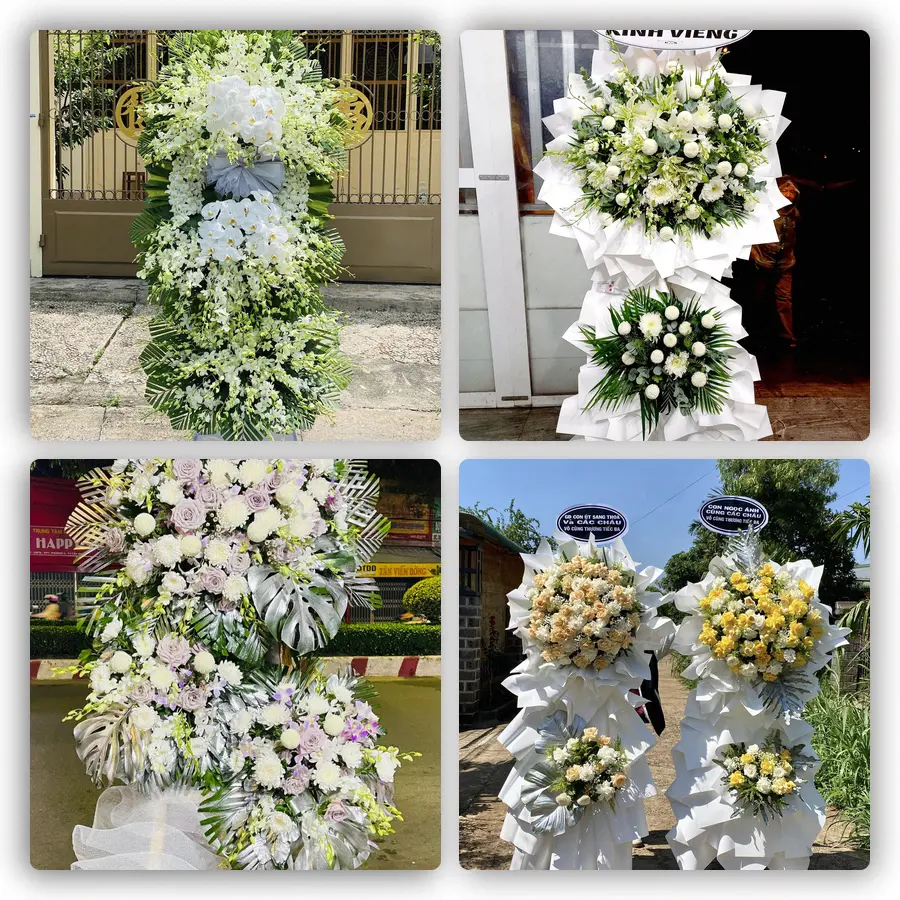 Mẫu hoa đám tang tham khảo ở Phường Tam Phước, Tỉnh Đồng Nai