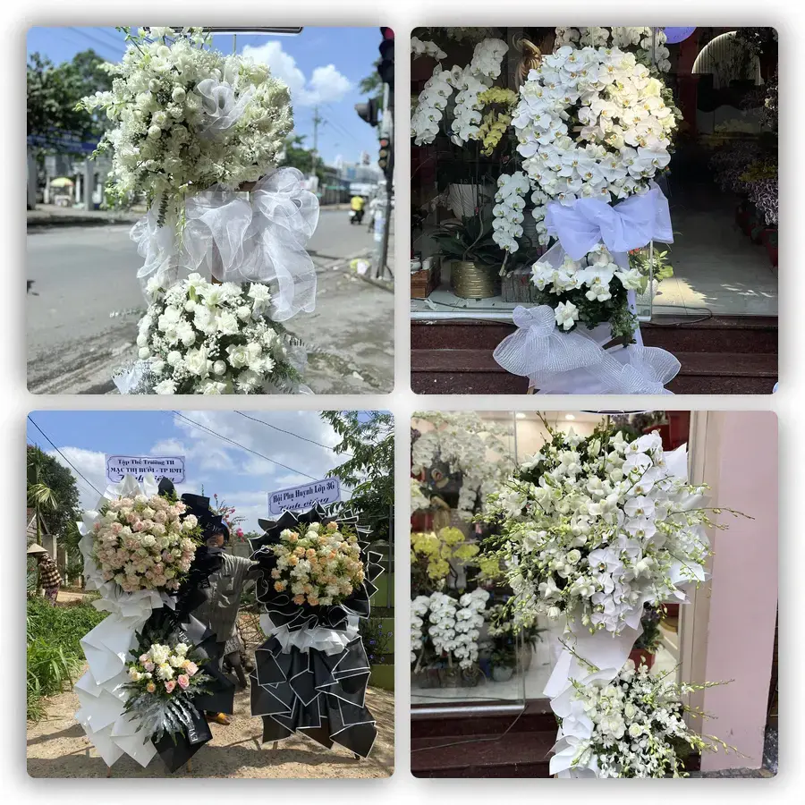 Mẫu hoa đám tang tham khảo ở Phường Thành Đông, Thành phố Hải Phòng