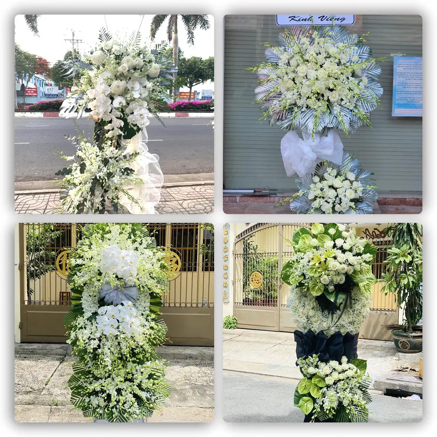 Mẫu hoa đám tang tham khảo ở Phường Thành Vinh, Tỉnh Nghệ An
