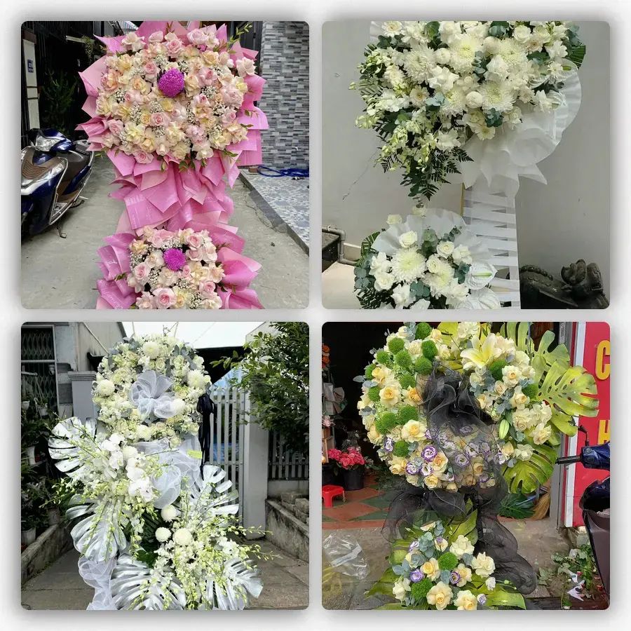 Mẫu hoa đám tang tham khảo ở Phường Thuận Thành, Tỉnh Bắc Ninh