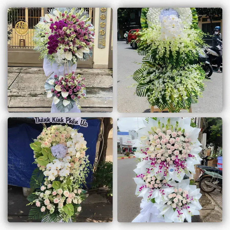 Mẫu hoa đám tang tham khảo ở Phường Trảng Bàng, Tỉnh Tây Ninh