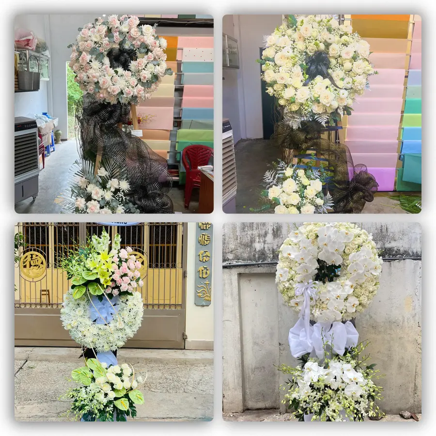 Mẫu hoa đám tang tham khảo ở Phường Trường Vinh, Tỉnh Nghệ An