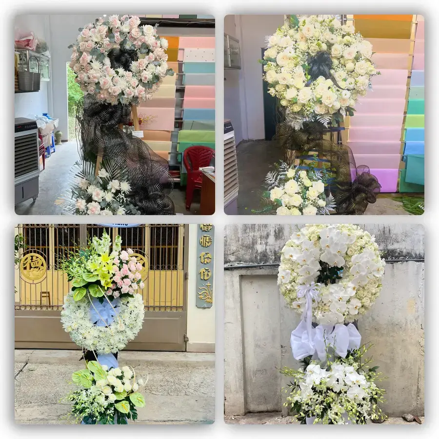 Mẫu hoa đám tang tham khảo ở Phường Trường Vinh, Tỉnh Nghệ An