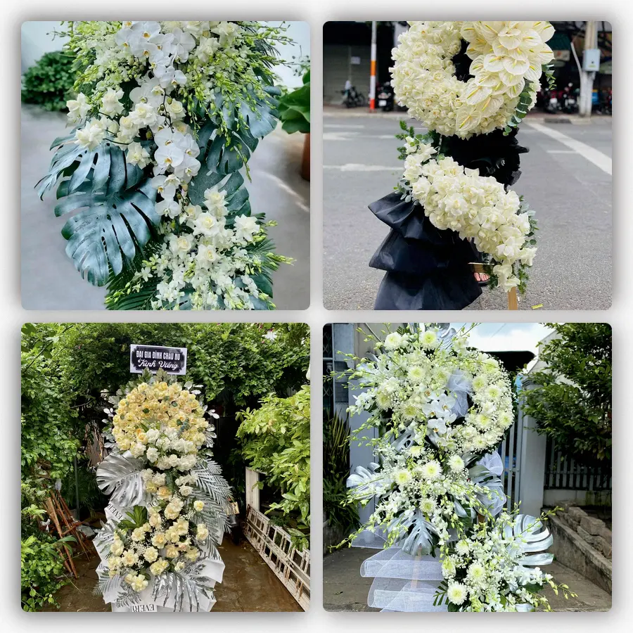 Mẫu hoa đám tang tham khảo ở Phường Từ Liêm, Thành phố Hà Nội