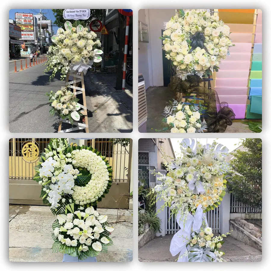 Mẫu hoa đám tang tham khảo ở Phường Tương Mai, Thành phố Hà Nội