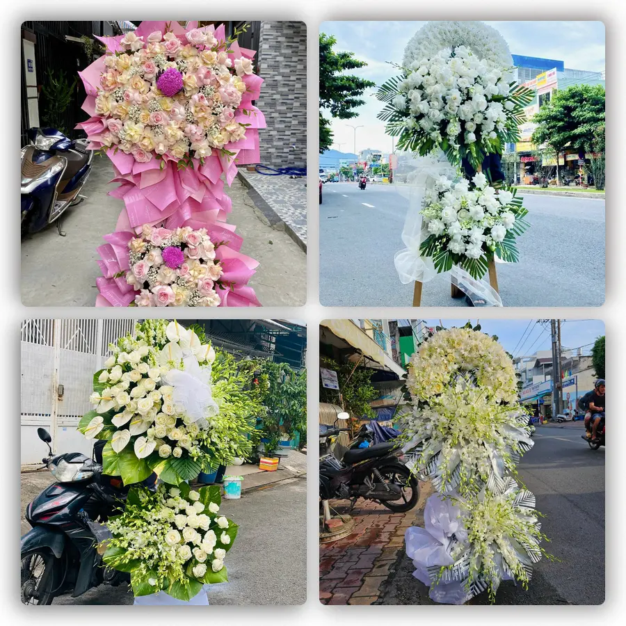 Mẫu hoa đám tang tham khảo ở Quận Hai Bà Trưng, Hà Nội