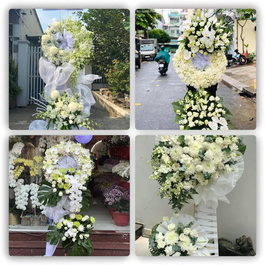 Mẫu hoa đám tang tham khảo ở Xã An Hữu, Tỉnh Đồng Tháp