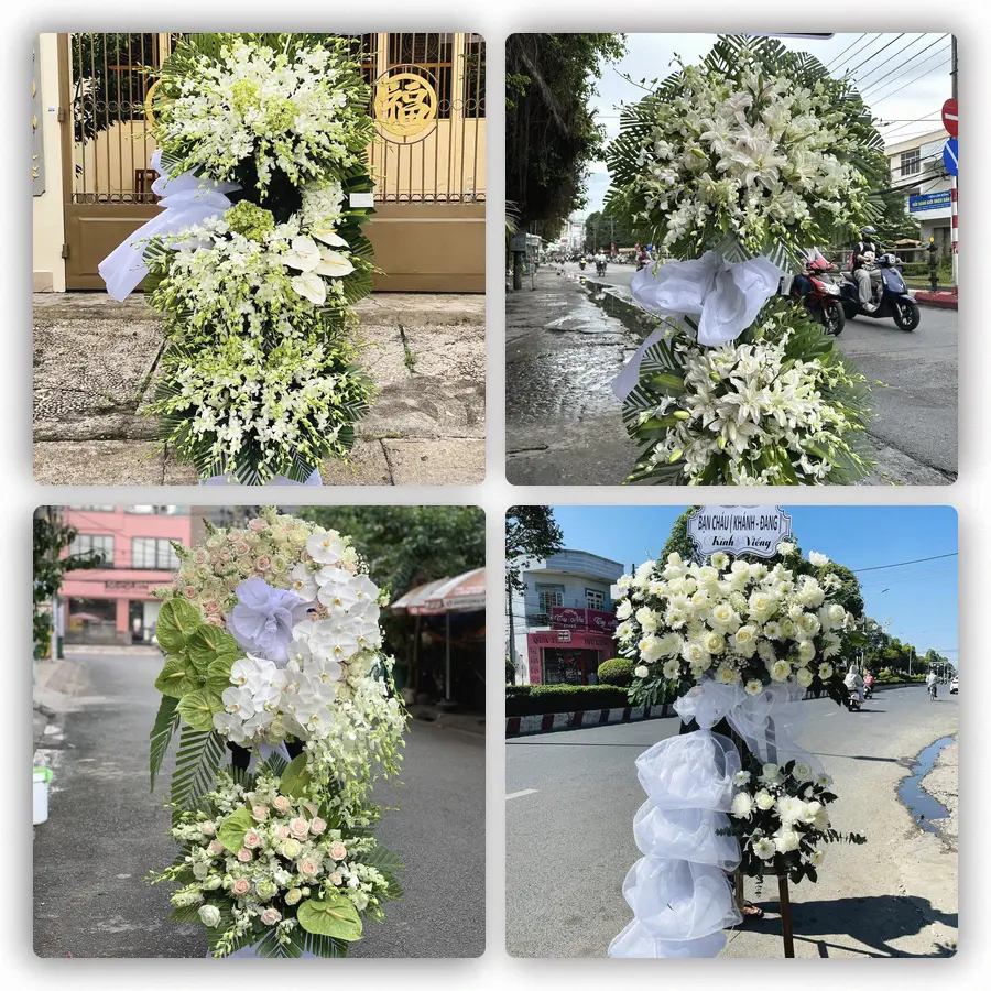 Mẫu hoa đám tang tham khảo ở Xã Bình Nguyên, Tỉnh Phú Thọ