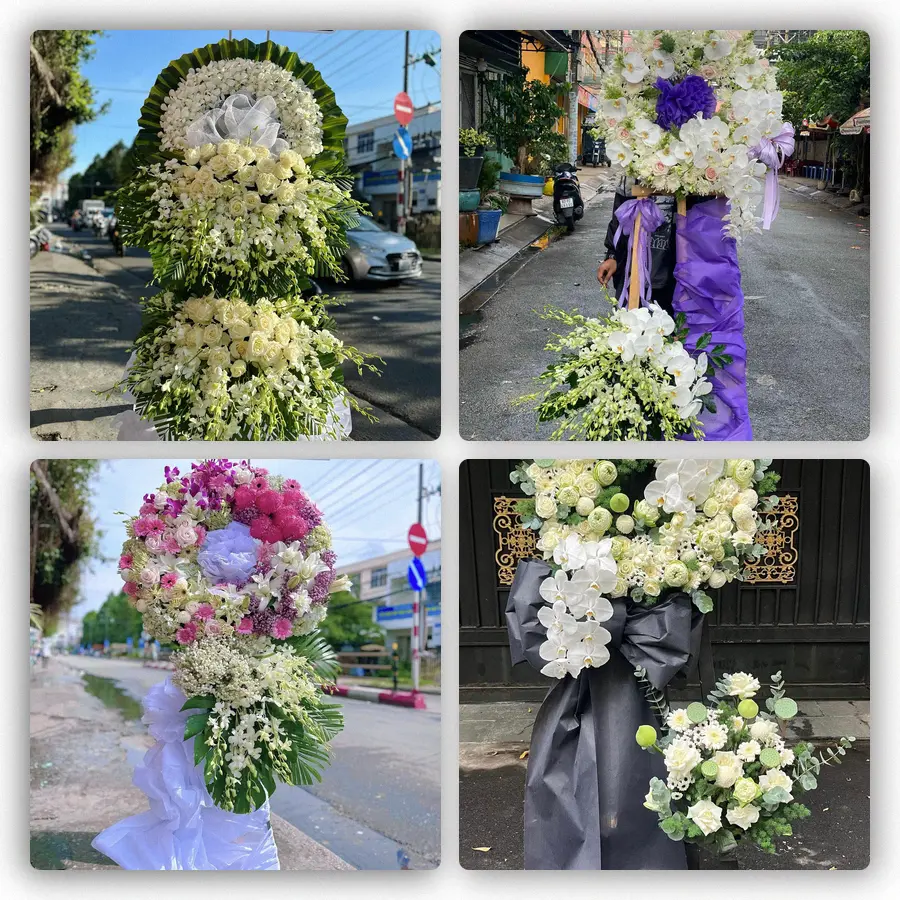 Mẫu hoa đám tang tham khảo ở Xã Cần Giuộc, Tỉnh Tây Ninh