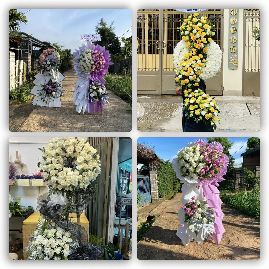 Mẫu hoa đám tang tham khảo ở Xã Đại Đồng, Tỉnh Hưng Yên