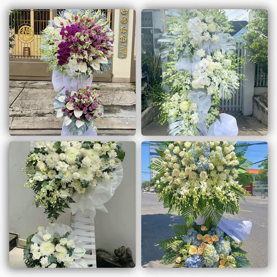 Mẫu hoa đám tang tham khảo ở Xã Đại Hải, Thành phố Cần Thơ